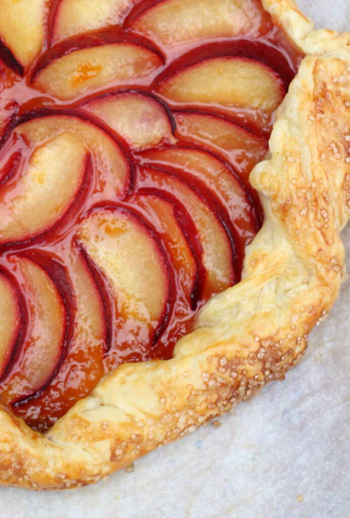 Plum galette